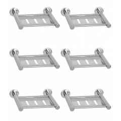 Abyss ABDY-1057 Glossy Finish Stainless Steel Soap Dish (Pack of 6)