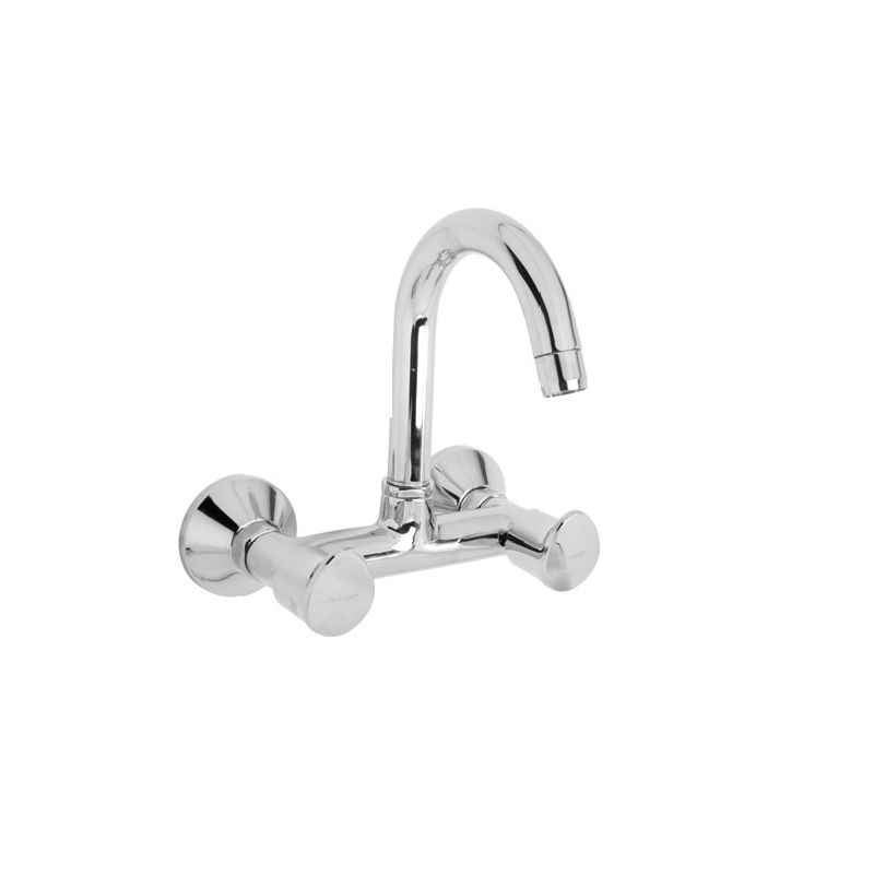 Parryware Droplet Brass Wall Mounted Sink Mixer, G4735A1