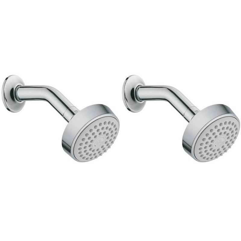 Kamal Prime Shower Head with Arm, OHS-0157 (Pack of 2)
