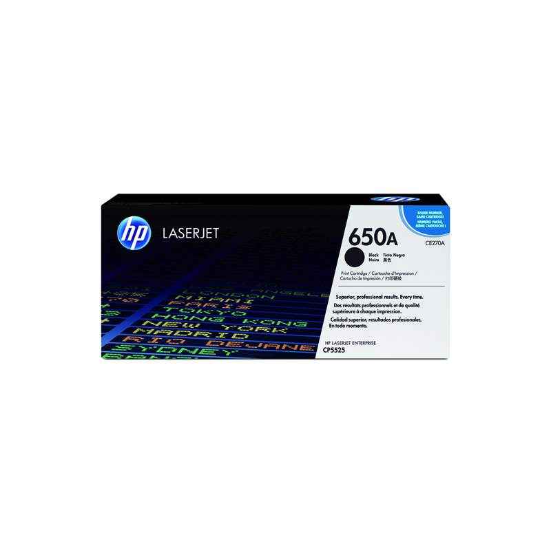HP 5T Black LaserJet Print Cartridge, CE270A