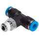 Festo QST-1/4-12 R Thread Push-In T-Fitting, 190669