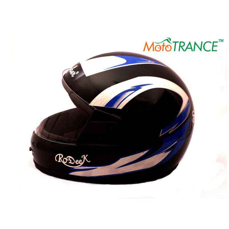 Mototrance Black Sober Rodick Multi Graphics Full Face Helmet