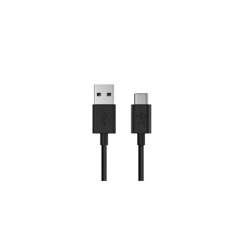 Belkin 1.2m Black USB-A to Type-C USB Cable, F2CU032BT06-BLK