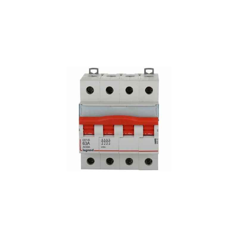 Legrand 32A DX³ 4 Pole MCBs Isolators for AC Applications, 4065 18