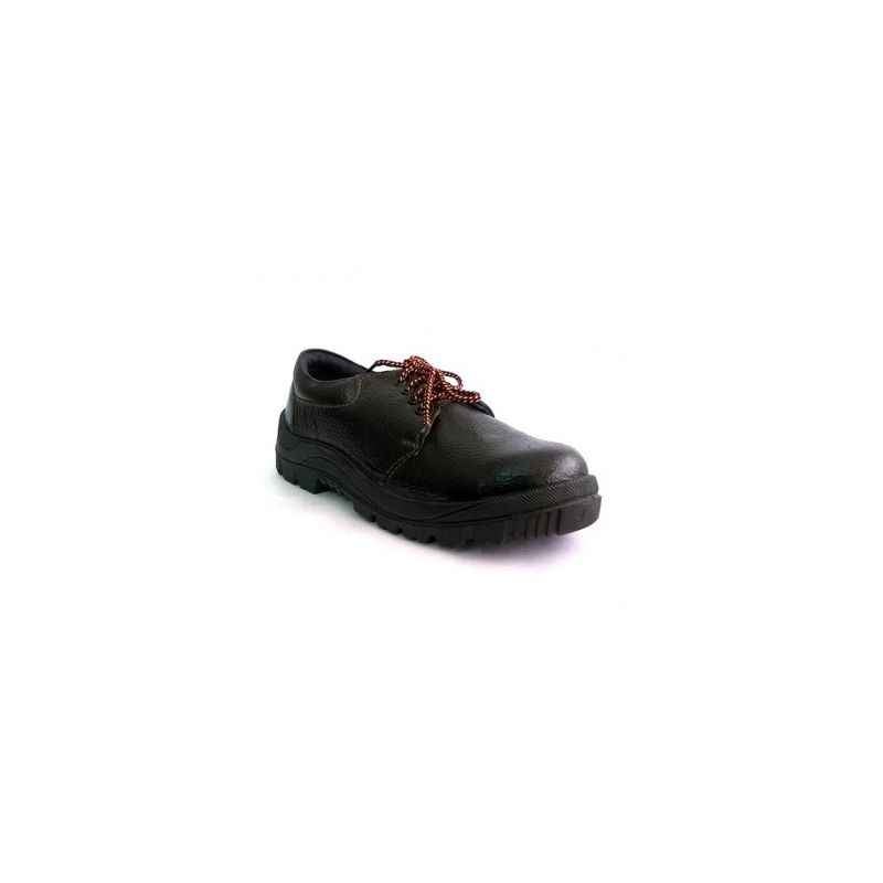 Strong Safety Trex Eco SSS-06 Steel Toe Black Work Safety Shoes, Size: 7