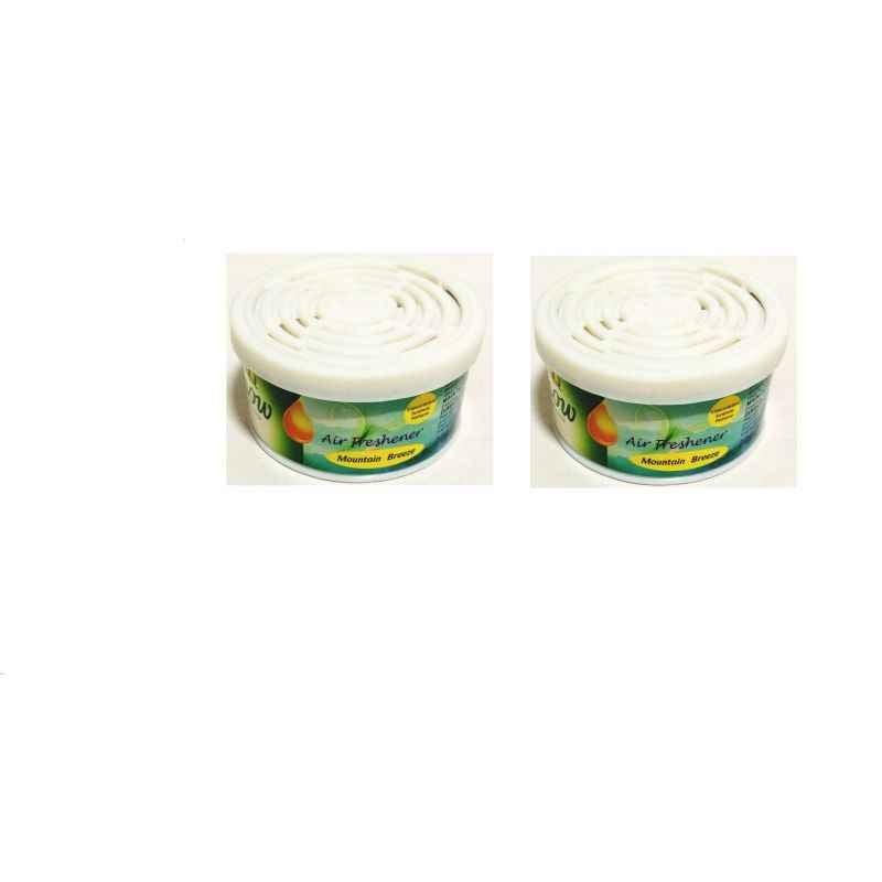 Air Show 70g Mountain Breeze Gel Air Freshener, G090 (Pack of 2)