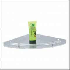Kamal PVC Acrylic Corner Shelf, 10 Inch, ACC-1176