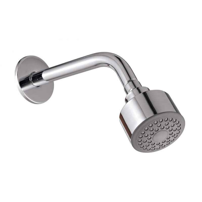 Taptree Black Single Flow Overhead Shower With 9in Brass Arm, BFS-208