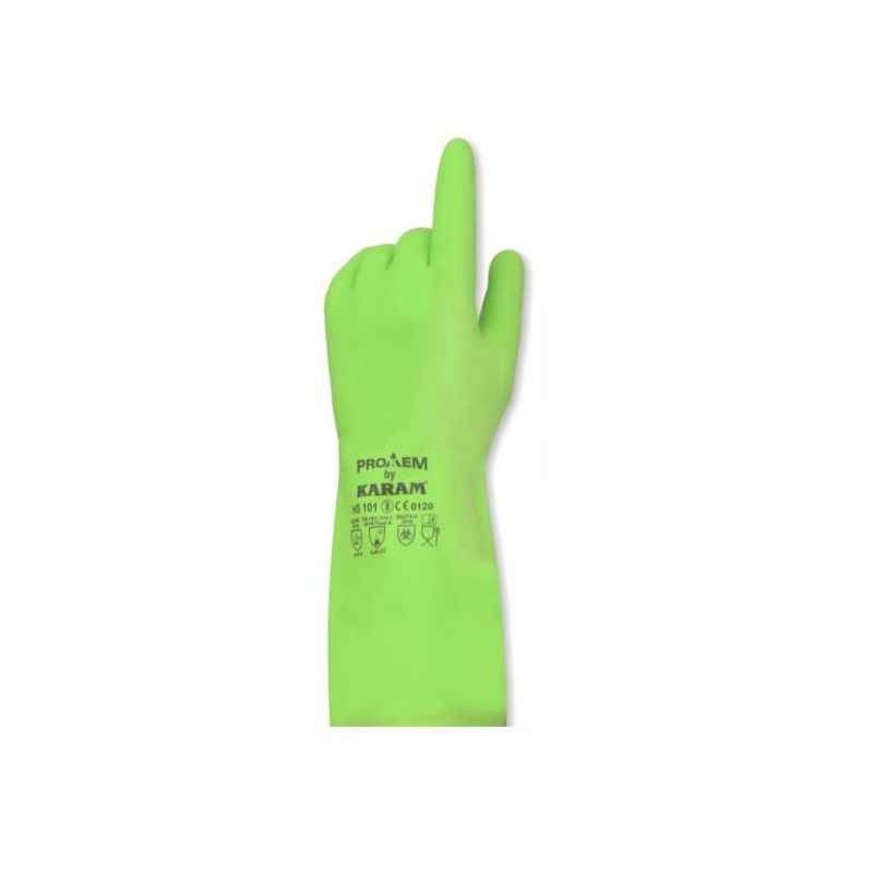 Karam HS101 Nitrile Hand Gloves, Size: 10