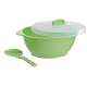 Signoraware Parrot Green 21 Pieces Square Dinner Set, 206