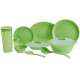 Signoraware Parrot Green 32 Pieces Round Dinner Set, 205
