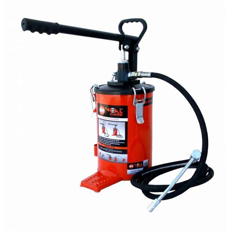 Weal Care Hand Operated Grease Pump Bucket without Wheel, BGP-105
