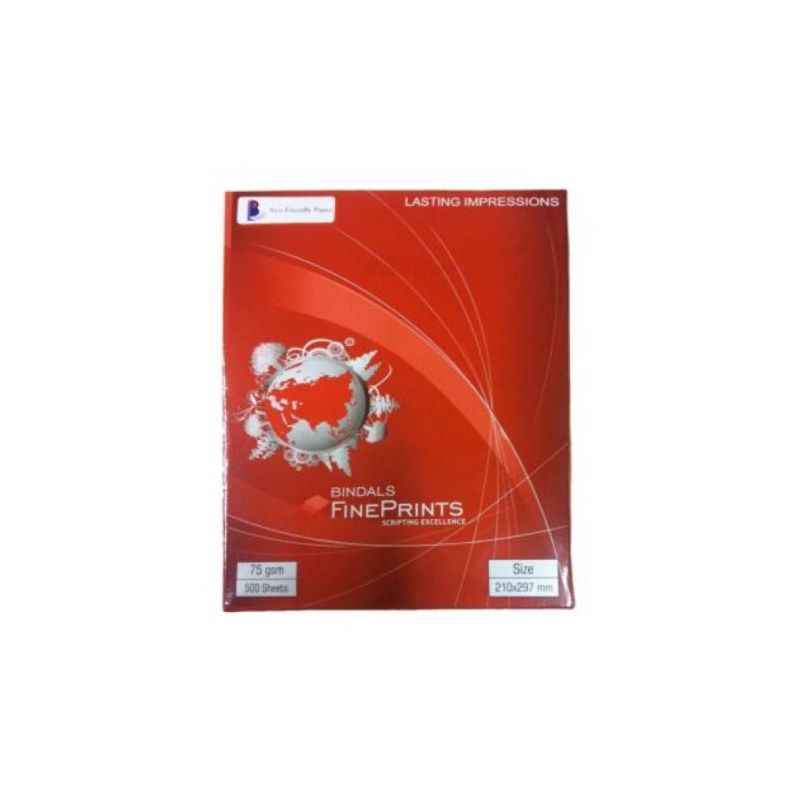 Bindal 75GSM A4 Size Fine Print Papers (Pack of 5)