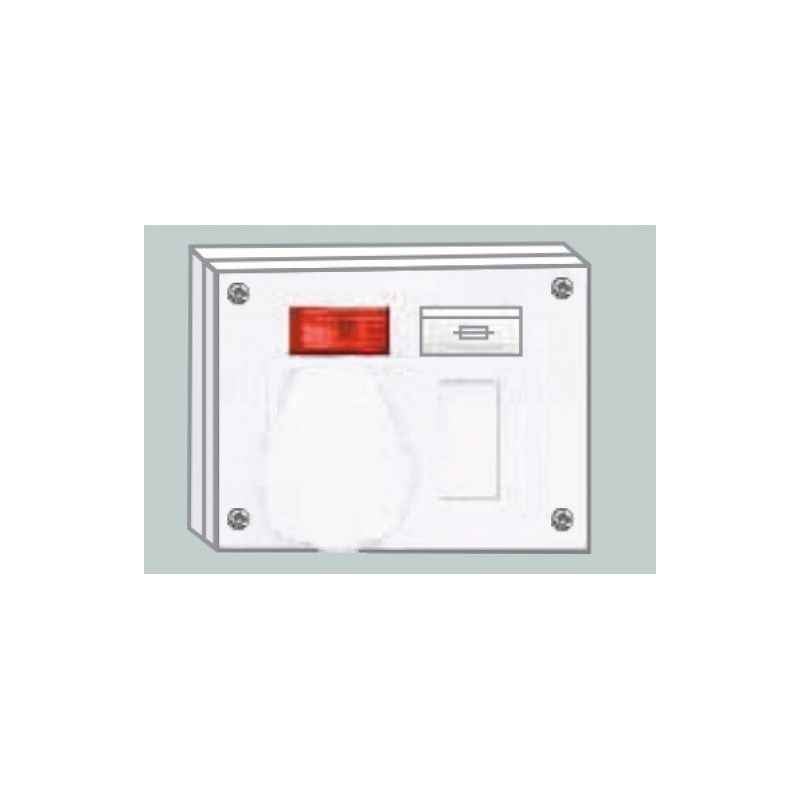 Anchor Penta 20A& 10A White Capton 5-In-1 Combined Unit 2 fixing holes with Box & 16A ISI Plug, 39924