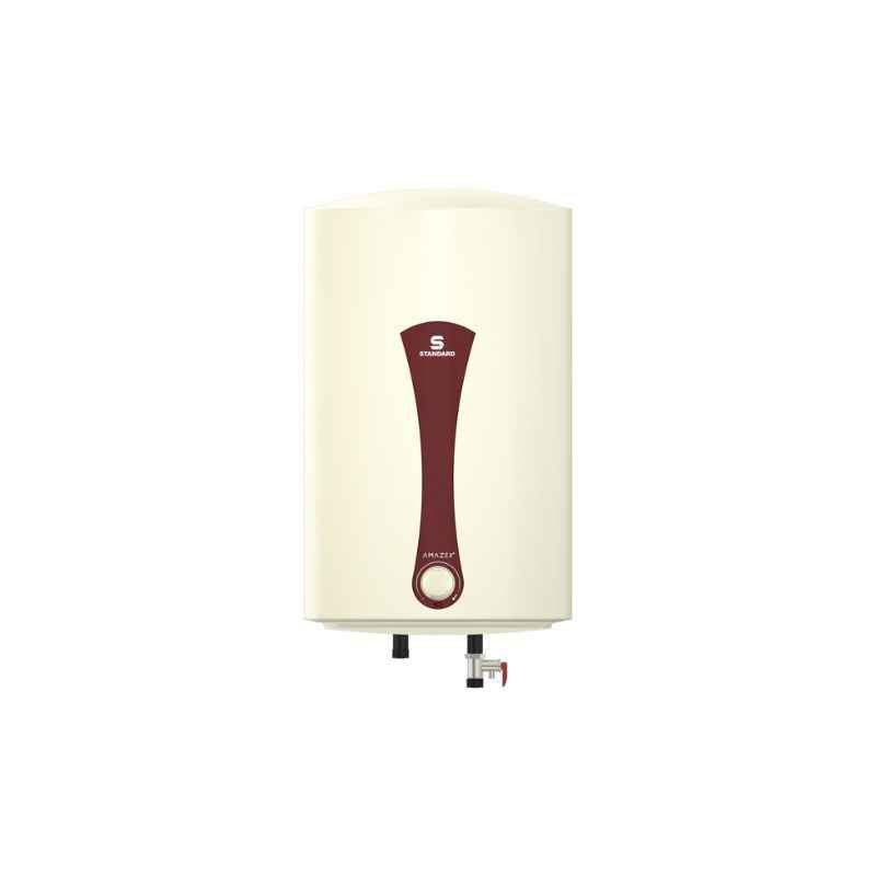 Standard Amazer 15 Litre Ivory & Red Storage Water Heater, GSWEAZSIR015