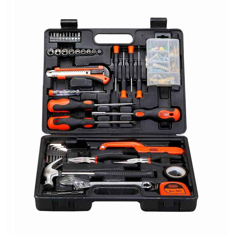 Black+Decker 126 Pieces Orange & Black Hand Tool Kit, BMT126C