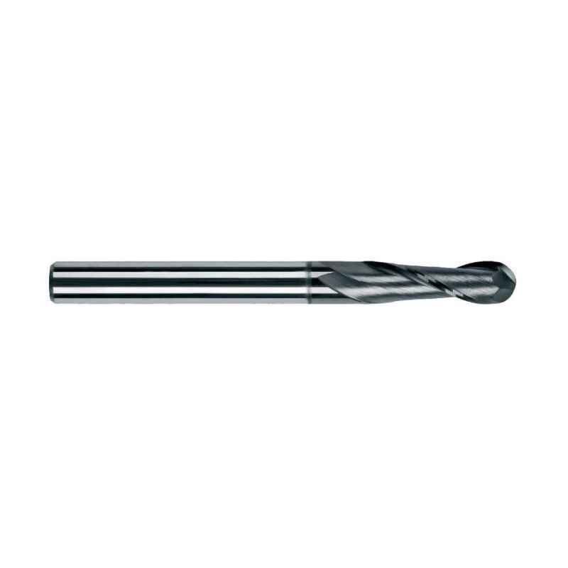Totem F150 XL 3mm 2 Flute TiAlN Coated Regular Length Solid Carbide End Mill, FBK0500735, Overall Length: 38 mm