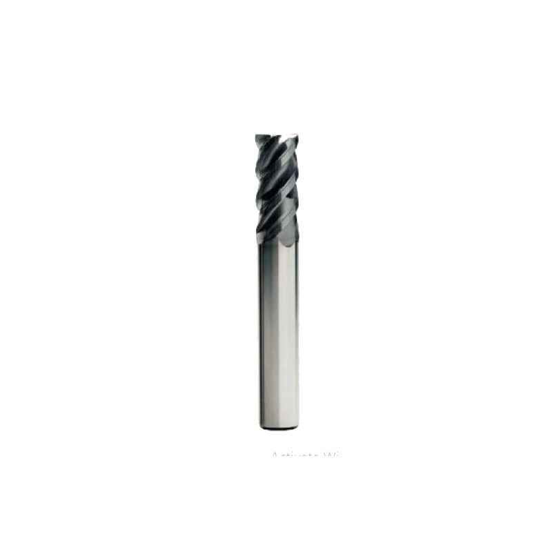 Miranda 12mm 4 Flute TiAIN Coated Solid Carbide End Mill, Overall Length: 75 mm