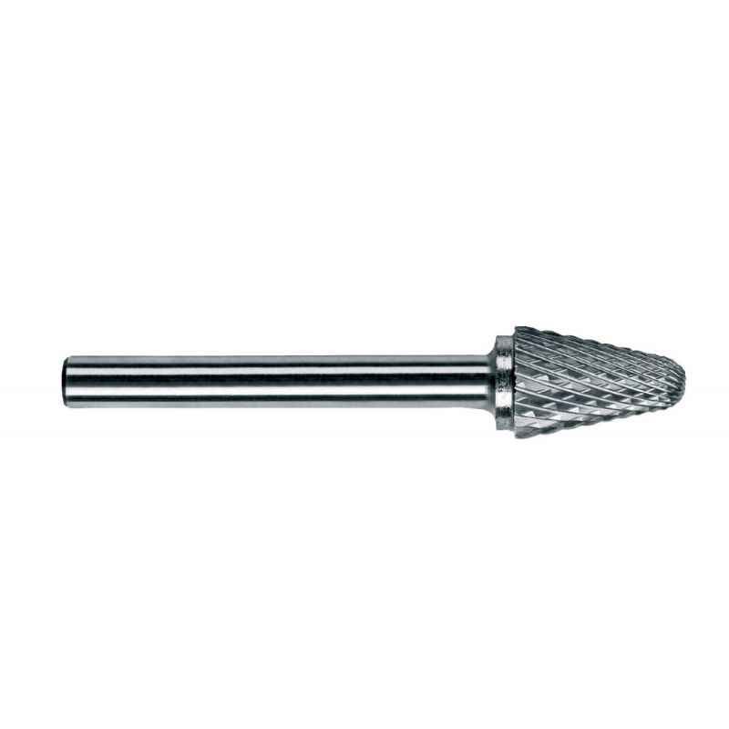Totem 3x8mm SL/KEL Supreme Cut Cone with Radius Carbide Rotary Burr, FAC0200641, Overall Length: 38 mm, Shank Diameter: 3 mm