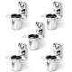 Abyss ABDY-0738 Glossy Finish Stainless Steel Tooth Brush Holder (Pack of 5)