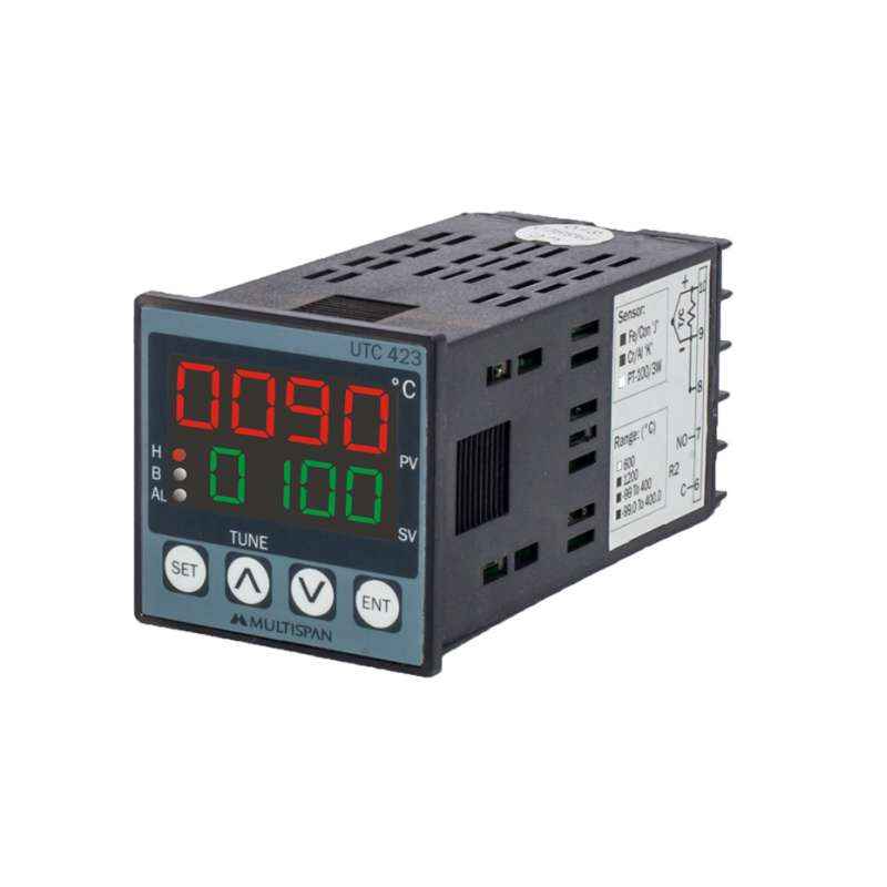 Multispan Double Display Universal Temperature Controller, UTC-423