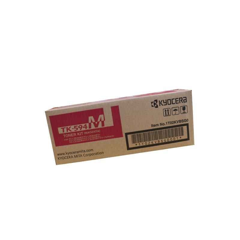 Kyocera Magenta Toner Cartridge, TK 594M