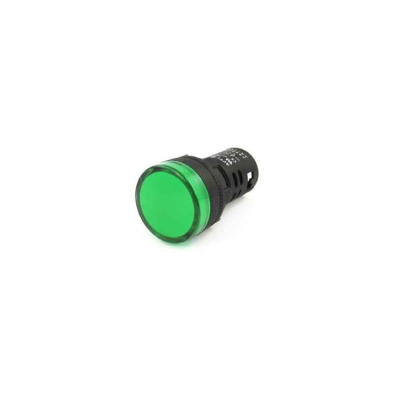 Ideal 24/110V AC/DC Green LED Signal Control Indicator, INDICATOR-AD-16-22(LED)