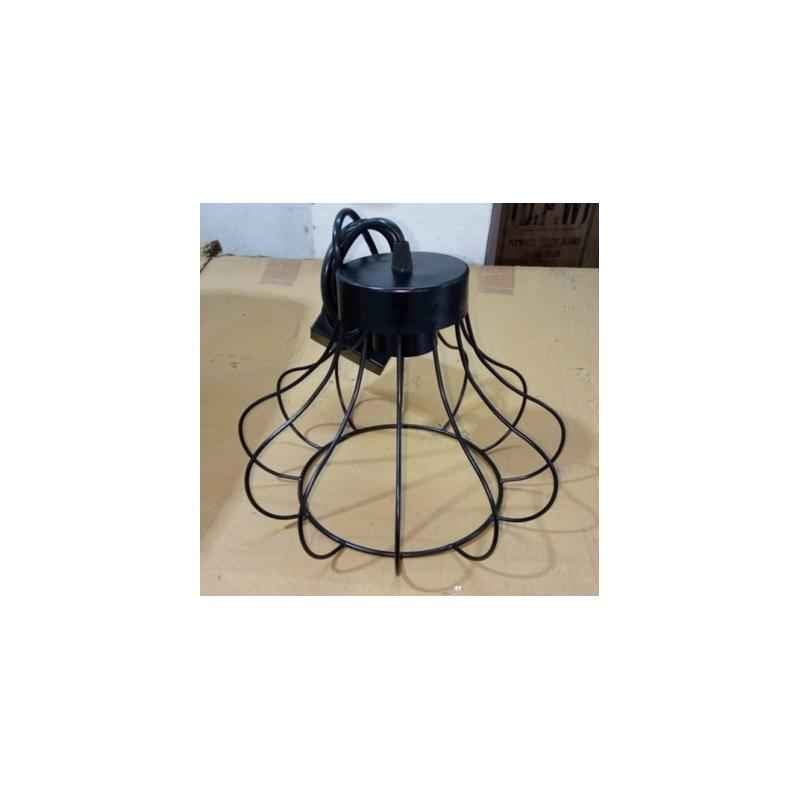 The Brighter Side Ibarra Black Cage Pendant Light