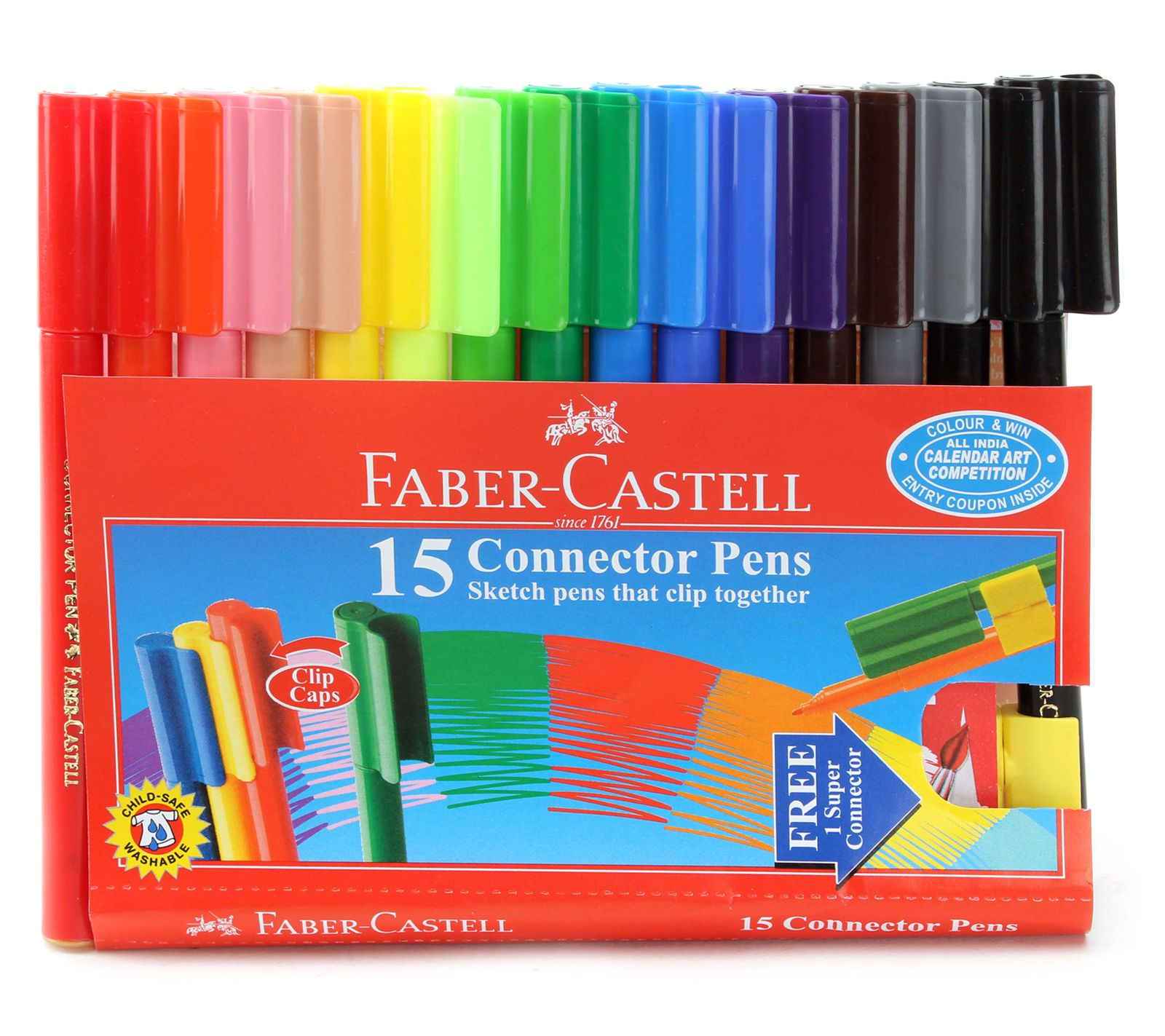 Buy Faber Castell Connector Sketch Pen Set 50 Shades Online  Sketch Pens   Arts  Crafts  Hobbies  Pepperfry Product