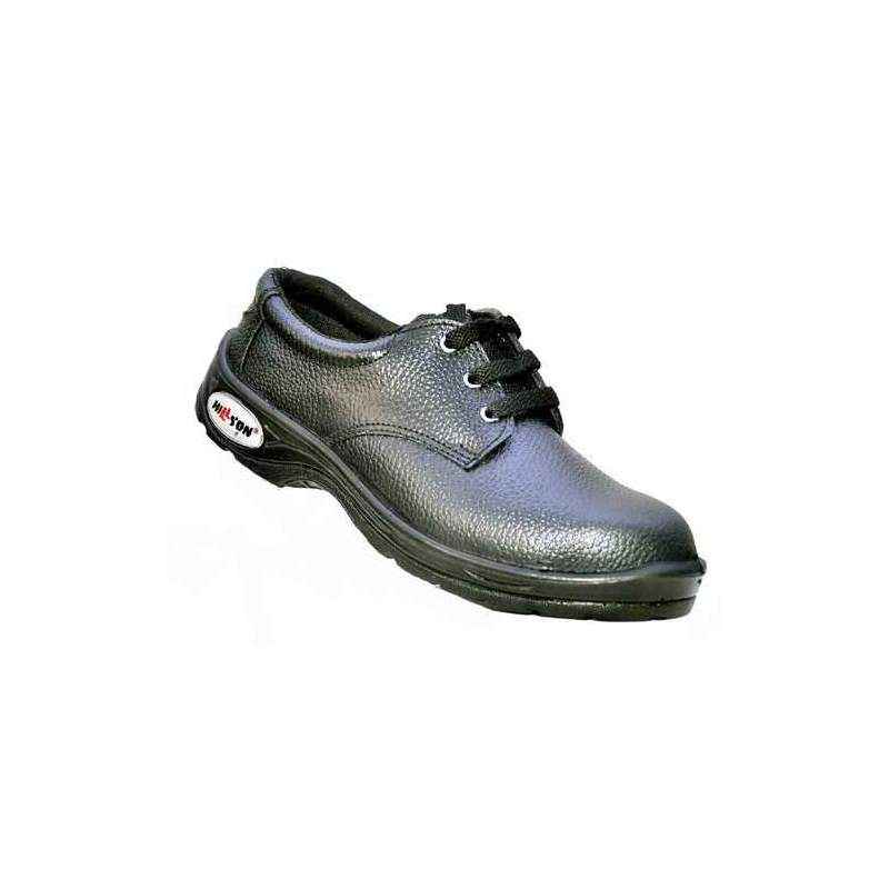 Hillson Canton Steel Toe Black Safety Shoes, Size: 9