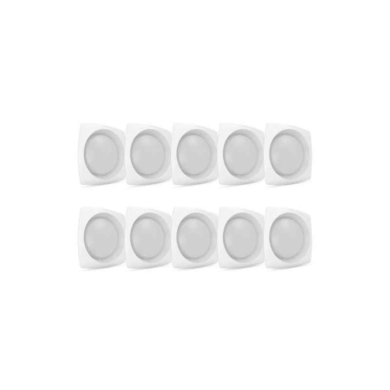 Corvi Flat 4Q 6W Easy White Dimmable LED Panel Light (Pack of 10)