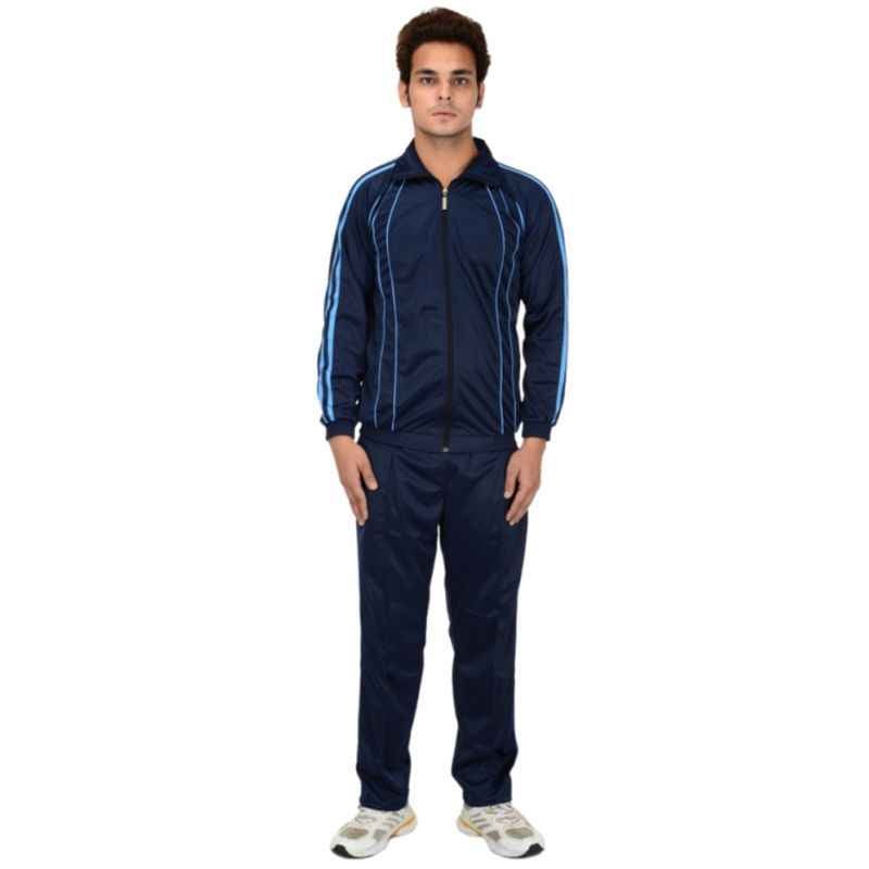 VDG T015 Navy Blue Sportswear Tracksuit, Size: 40
