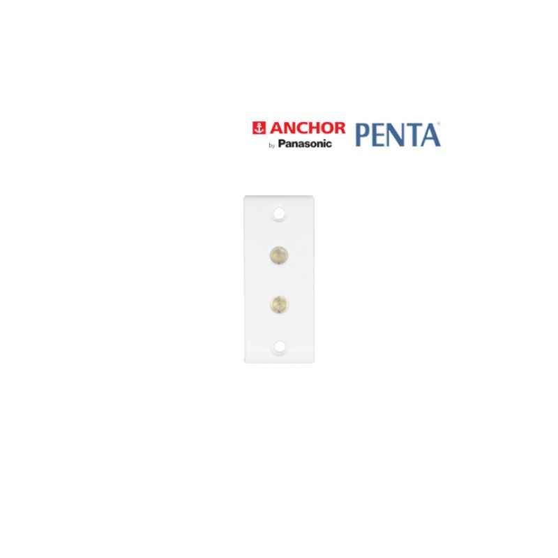 Anchor By Panasonic 6A 3 Pin Plug Top 240V. (White, Pack of 4