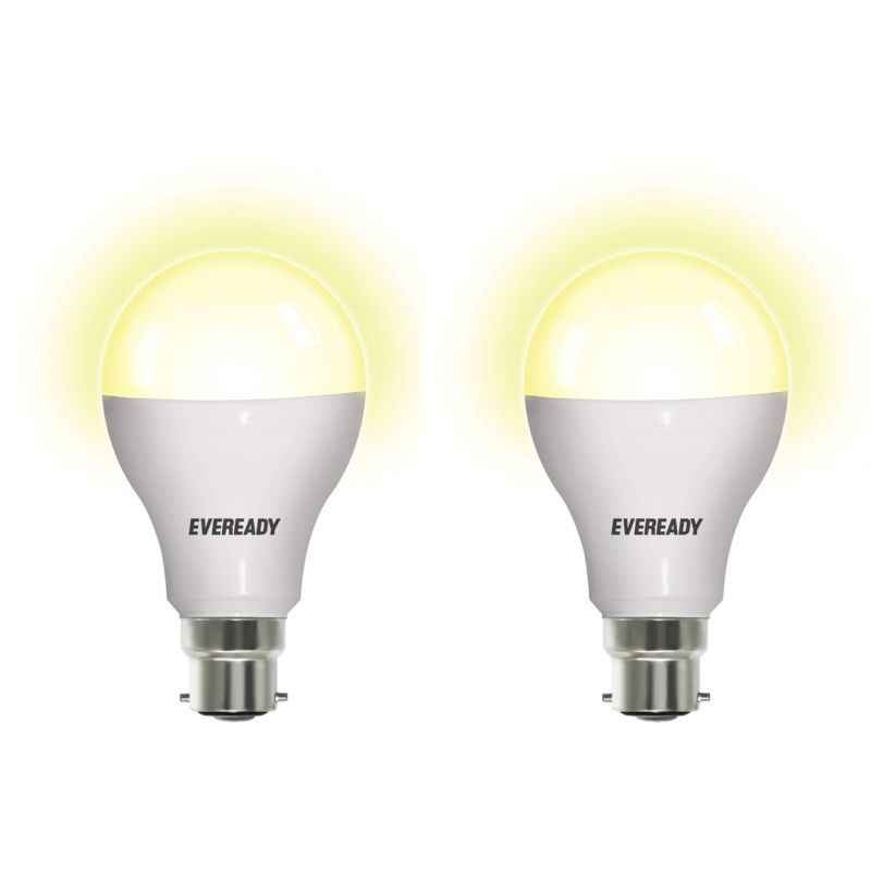 Eveready 12W B-22 Warm White LED Bulbs (Pack of 2)