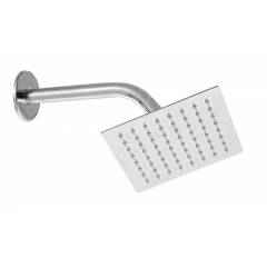 Kingsbury Square Overhead Shower with 15 Inch Brass Arm, BFS-214C