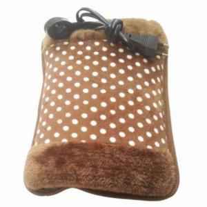 Max Pluss Dotted Velvet Pocket Type Electrothermal & Electric Hot Water Bag