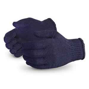 Noble 40g Blue Cotton Knitted Gloves (Pack of 120)