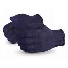 Noble 40g Blue Cotton Knitted Gloves (Pack of 120)