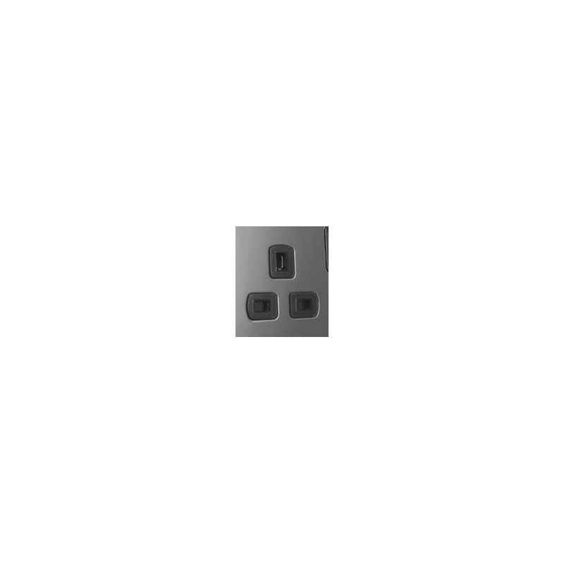 GreatWhite Myrah Black 3 Pin Power Socket With ISI (pack of 5)