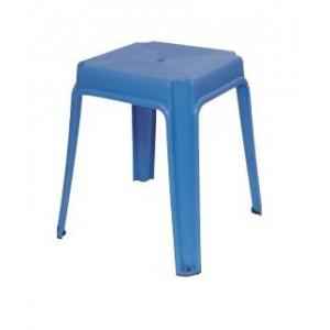 Cello Blue Hippo Stool, Dimensions: 460x440x440 mm