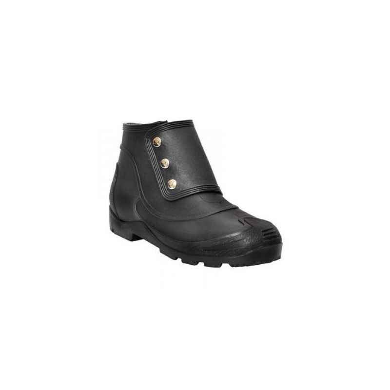 Hillson No Risk Steel Toe Black Gumboot, Size: 9 (Pack of 20)