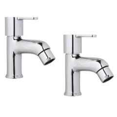 Kamal Pillar Faucet Fusion, FUS-3311-S2 (Pack of 2)
