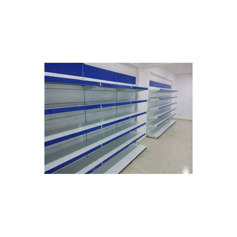 4 Layer White Wall Mounting Rack, Load Capacity: 100-150 kg