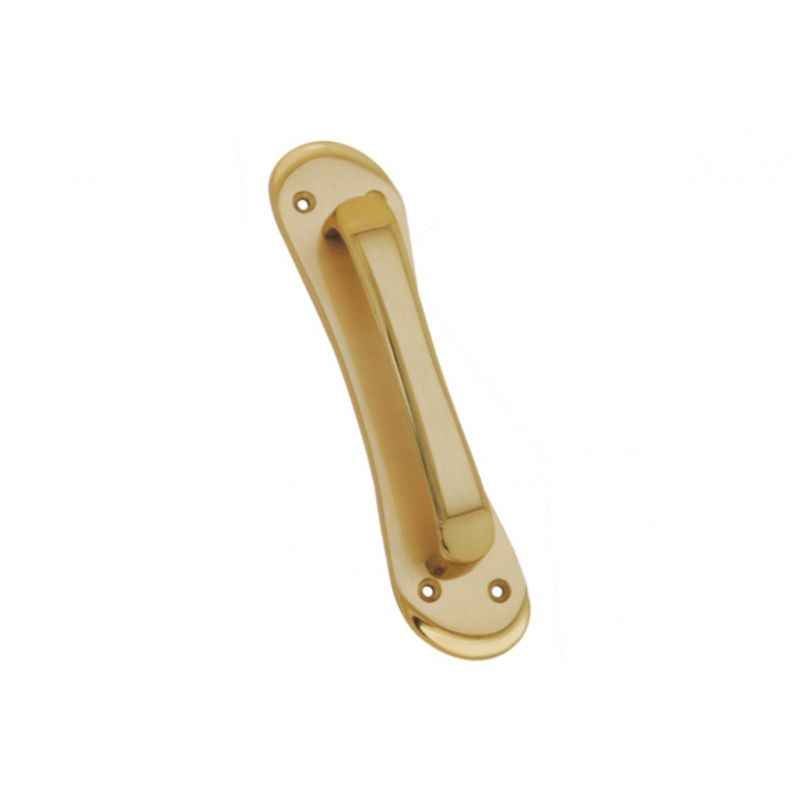 Smart Shophar 7 Inch Brass Gold Queen Plate Handle, 50865-BPHQ-OG07