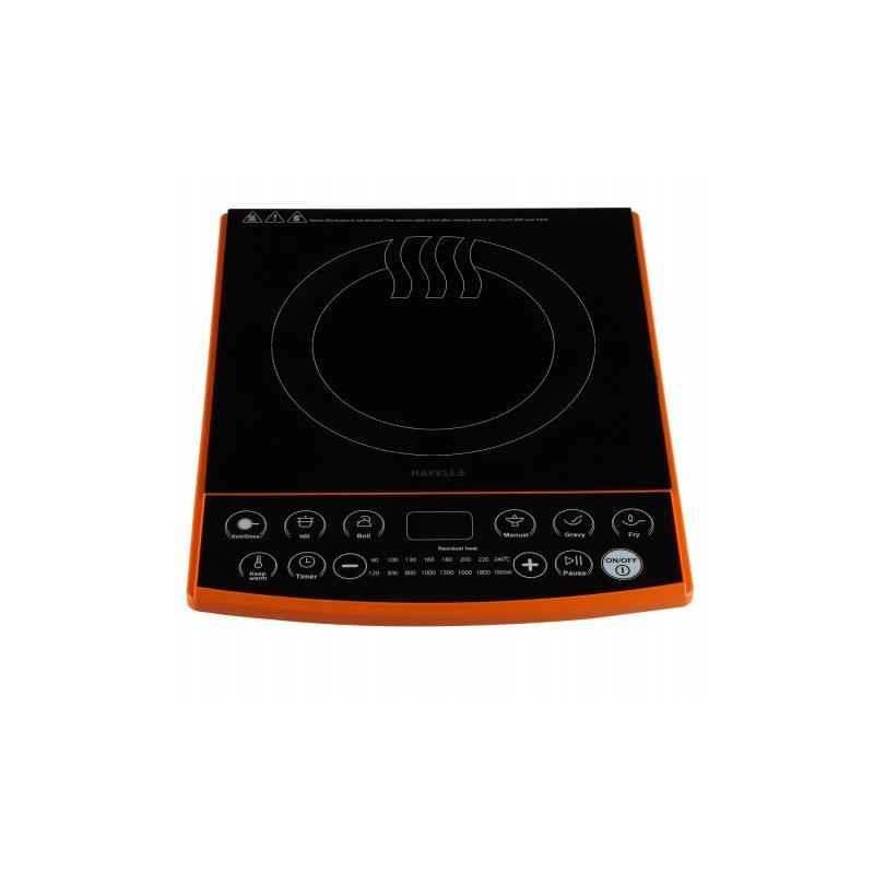 Havells Insta Cook ET-X Black & Orange Induction cooker, GHCICAXK190