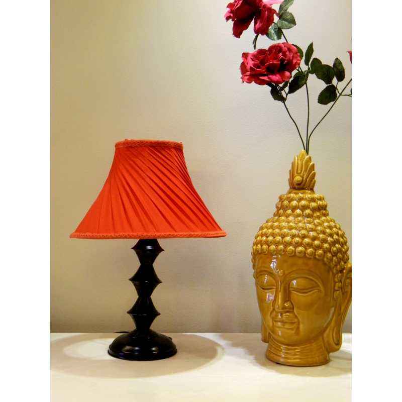 Tucasa Table Lamp with Pleated Shade, LG-483, Weight: 600 g