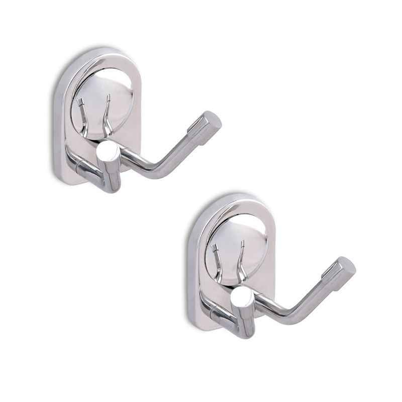 Doyours Dolphin Series 2 Pieces Stainless Steel Twin Robe Hook Set, DY-0370