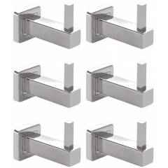 Doyours MorDuero Series 6 Pcs Stainless Steel Robe Hook Set, DY-1059