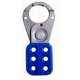 Asian Loto ALC-CHSV-B Small Blue Vinyl Coated Safety Lockout Hasp, Size: 25 mm (Pack of 5)