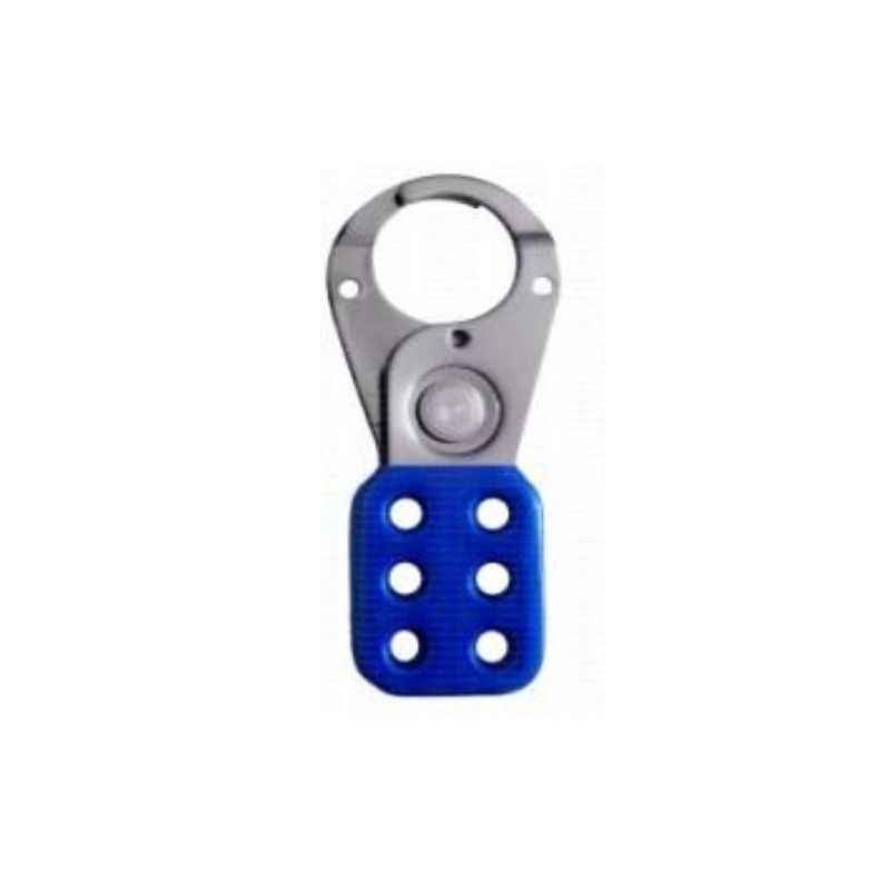 Asian Loto ALC-CHSV-B Small Blue Vinyl Coated Safety Lockout Hasp, Size: 25 mm (Pack of 5)
